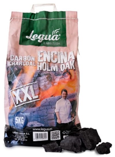 Legua Houtskool Steeneik XXL – 5kg – 100% Natuurlijk & Duurzaam – Premium BBQ Kwaliteit