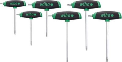 Wiha Torx Haakse schroevendraaierset T 10, T 15, T 20, T 25, T 30, T 40 6-delig