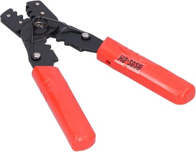 Draadstripper Krimptang - Elektricien Gereedschap - Draad Bewerken - Multifunctioneel Ontwerp - 180 mm - Zwart