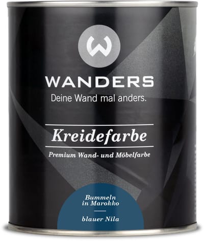 Wanders24 Shabby Chic krijtverf – meubelverf – 750 ml – donkerblauw