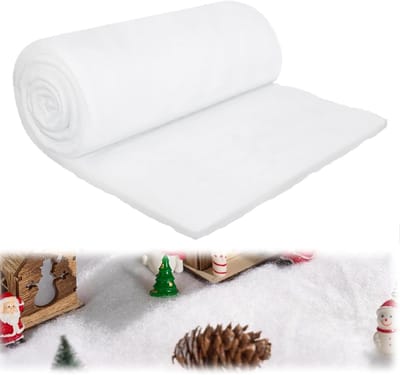 Decoratieve kunstsneeuw voor kerstboomversiering en winterdecoraties in de woonkamer, ideaal voor feestdagen en sfeervolle aankleding
