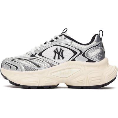 MLB Winnaar Chunky Veelzijdig Comfortabel Casual Trendy Sport Dikke Zool Hoogte Verhogend Antislip Slijtvast Lage Top Dad Schoenen 3ASHWD15N-50IVS 38 white