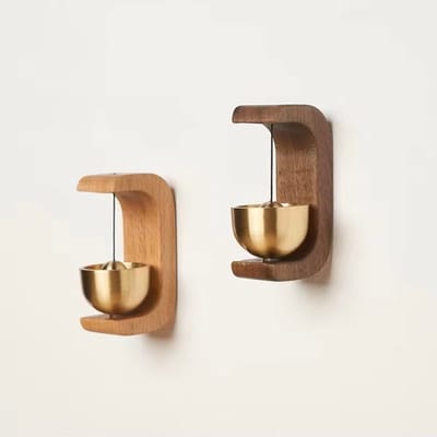 Han‑Bar® Koperen Bel - Windgong - Home Decor - Deurbel - Buitenshuis - Deur - WinkelBell - Entry Bel - Home Wind Bell