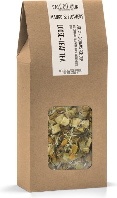 Mango & Flowers - Vruchtenthee 100 gram - Café du Jour losse thee