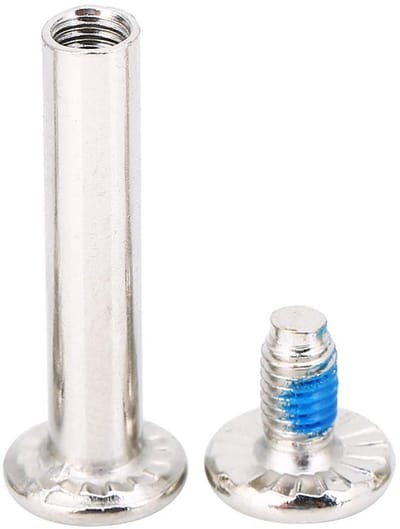 Dailygoods- Skating Schroeven 31 mm - Set van 10 Stuks - Vervanging Inline Skate - Stalen Constructie - Duurzaam - Eenvoudig te Installeren - Wielbouten