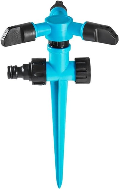 Grondsproeier - Rotary Sprinkler Tuin - Gazon Besproeien - 360 Graden Rotatie - 23 cm - Blauw