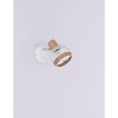 Globo Wandlamp Widy met henneptouw-decoratie