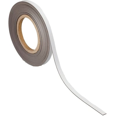 MAUL Magneetband metaal 1 stuk 42 g/cm ² magnetisch kunststoffbeschichtet beschriftbar 10 m x 1 cm x 1 mm wit