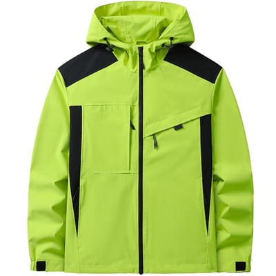 Nouvelle veste d'extérieur imperméable et coupe-vent pour hommes et femmes, même veste, combinaison d'alpinisme, trench-coat respirant, veste de sport XL black