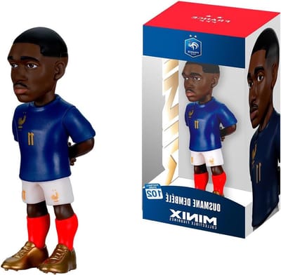 MINIX - Football Stars - Wereldkampioenschap #102 - Frankrijk - Dembélé - Verzamelfiguur 12 cm
