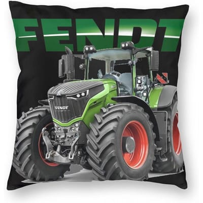 Fendt Duitse Tractoren Vierkante Kussensloop Kussenhoes Kussen Sierkussen Voor Huis Slaapkamer Auto Short plush 30*30(CM)-1Pcs