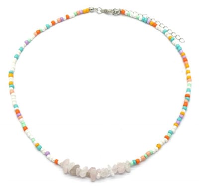 She life style - Multi kleuren ketting met stenen kralen - Multi