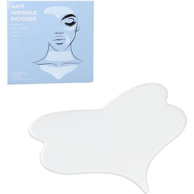 Siliconen Borst Rimpel Pads Hydraterend Verstevigend Voorkomt Rimpels Herbruikbaar Decolleté Pads voor Borst Schoonheid white