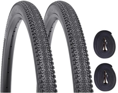 set 2 stuks WTB Riddler gravelbanden binnenband + buitenband 28 inch TCS Light Fast Rolling, zwart Bandenmaat 37-622 | 700x37C - Zwart