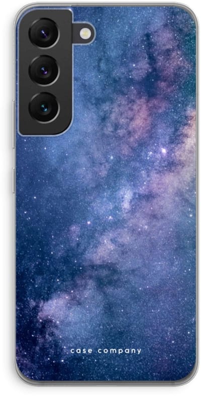 Case Company® - Hoesje geschikt voor Samsung Galaxy S22 hoesje - Nebula - Soft Cover Telefoonhoesje - Bescherming aan alle Kanten en Schermrand