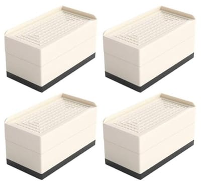 Meubelverhogers 4 stuks - Verstelbaar voor bed, tafel en stoel - 7,5 cm hoogte