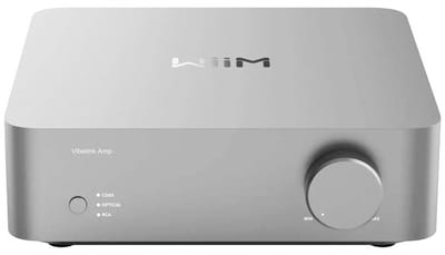WiiM Vibelink - Amplifier - 2x100W - 8 Ohm - Silver