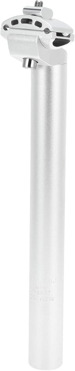 Fietszadelpen - Zadelhouder - Comfortabel Fietsen - Met Bevestigingsclip - 30.9 x 300 mm - Zilverkleurig