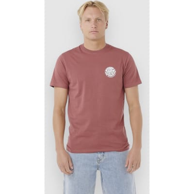 Rip Curl Wettie Icon T-shirt Met Korte Mouwen Roze S Man