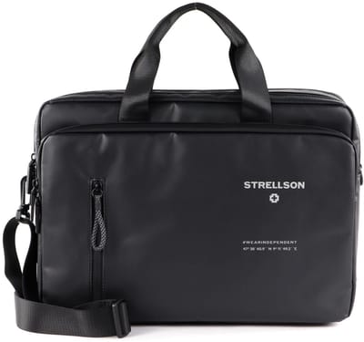 strellson Laptoptas Afzonderlijke gevallen met laptopvak Stockwell 2.0 Charles Briefbag Black Zwart