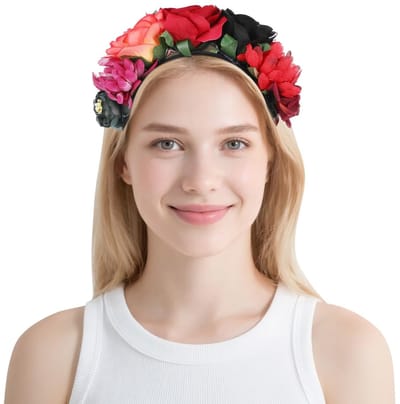 Dailygoods- Hoofdband Dames Halloween - Haaraccessoires Vrouwen - Hoofdtooi Party - Vakantie Decor - Roze Kleur - Verstelbaar Design - Haaraccessoire