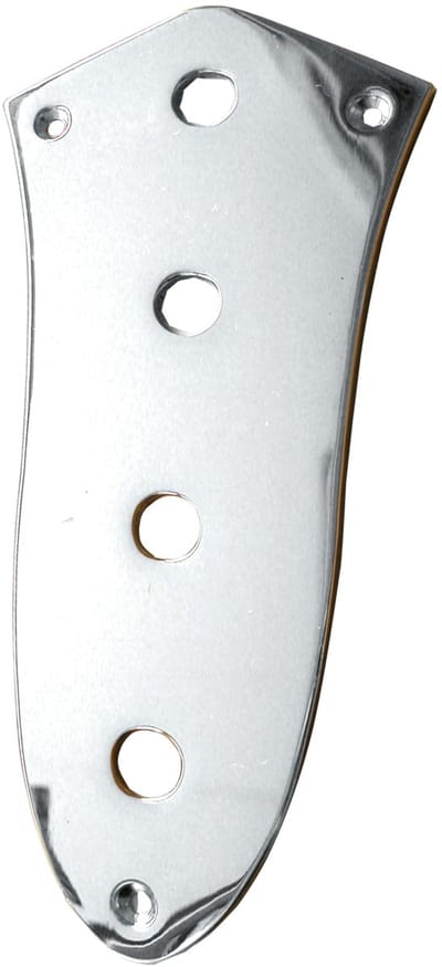 Göldo Control Plate voor J-bas chrom - Gitaaronderdeel