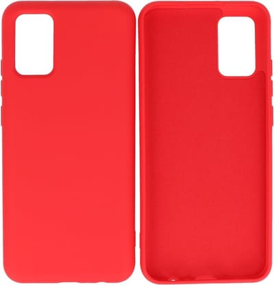 Hoesje Geschikt voor de Samsung Galaxy A02s - Fashion Color Backcover Telefoonhoesje - Rood