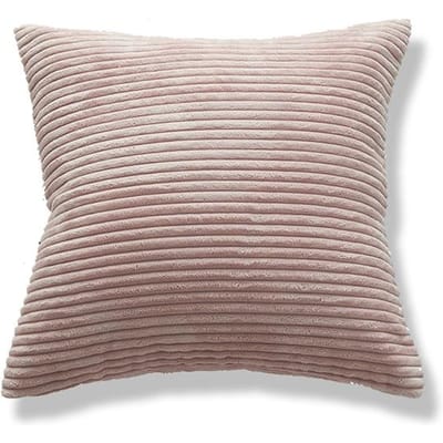 Nordic Kussenhoezen Superzachte Gestreepte Fluwelen Corduroy Decoratieve Kussenhoes Voor Bank 45x45cm Decoratieve Kussensloop 450mm*450mm