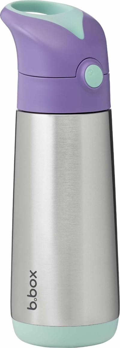 b.box Thermos-Drinkfles en Waterfles | Geïsoleerd, Dubbelwandig, Roestvrij Staal | Houdt Drankjes tot 15 Uur Koud en tot 8 Uur Warm | 500 ml