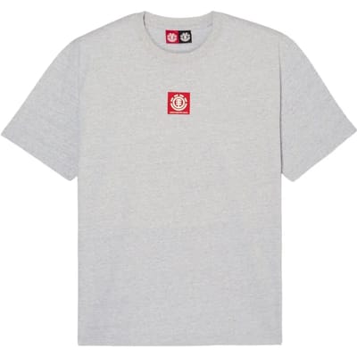 T-shirt met vierkant logo Element