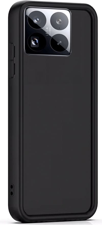 Hoesje geschikt voor Xiaomi Redmi 15 - Versterkte randen - Bescherming Camera & Scherm - Matte Design Jet Zwart