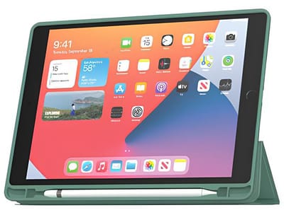 MYWAY, Hoesje geschikt voor iPad Air 13 inch M2 - SlimSkin Series Folio met Apple Pencil Houder, Groen