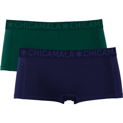 Chicamala Dames Boxershorts – 2 Pack – Ondergoed – Kleding – 95% Katoen – Normale Lengte – Dameskleding – Onderbroeken Dames