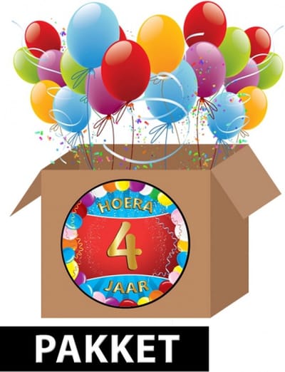 4 jaar versiering voordeel pakket