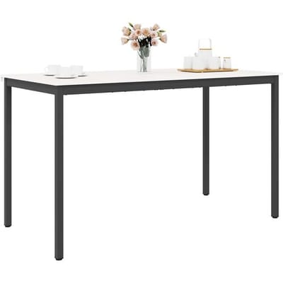 vidaXL - Bartafel - Wit - 180 - x - 90 - x - 105 - cm - Massief - grenenhout