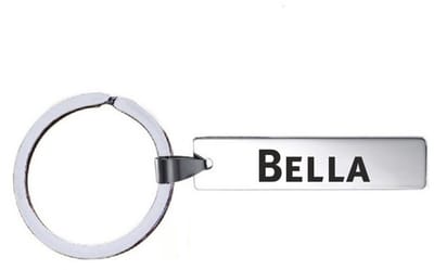 Sleutelhanger Met Naam - Bella - RVS