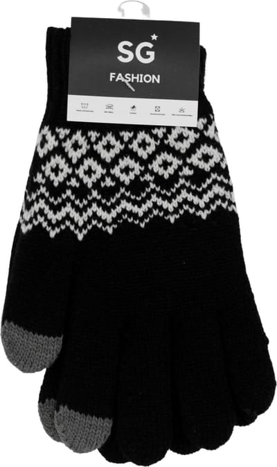Stargoods Handschoenen - Handschoenen - Handschoenen Heren - Handschoenen dames - Handschoenen Winter - Touchscreen Handschoenen - Zwart/Wit