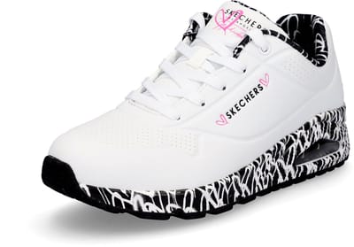 Skechers Uno - Loving Love Dames Sneakers - White - Maat  42