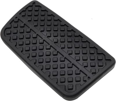 Pedaalrubber Set - Rem Koppeling Pad - Veilig Rijden - Antislip Deukontwerp - 10x5.3 cm - Zwart