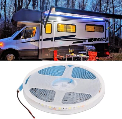 RV Camping Luifel LED Lichtset 5m - Wit - Waterdicht - Voor Camper Camper Reizen Trailer - Food Trucks
