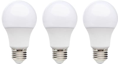 Kobi LED Lamp E27 7W - 600lm - 4000K - 230V - Standaardvorm - Voor Keuken, Hal of Badkamerverlichting - 3 stuks