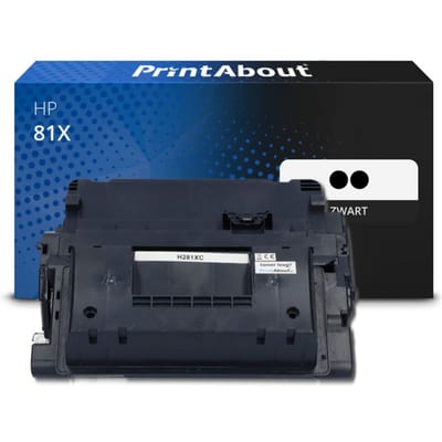 PrintAbout huismerk Toner 81X (CF281X) Zwart Multipack Hoge capaciteit Geschikt voor HP
