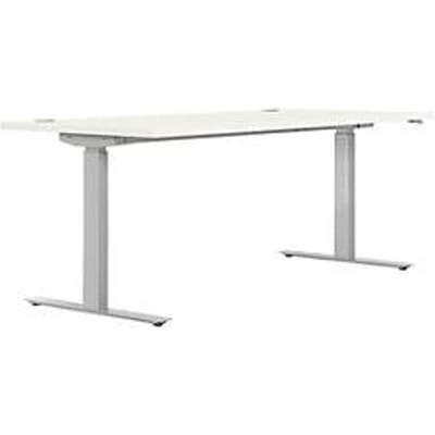 Zit-/stawerkplek, B 1800 mm, wit
