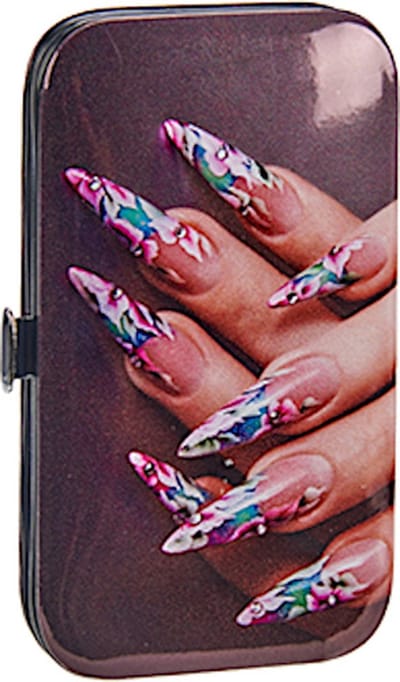 Arte Regal Manicureset Nagels 10,8 X 6 Cm Staal Paars 7-delig
