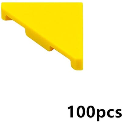 100 Pièces Briques Lisses Moc 35787 Tuile Plate Coupe à 45° Plaque Triangulaire 2 X 2 Compatible Assemblage Brique de Construction Particule Leduo Jouet Enfant