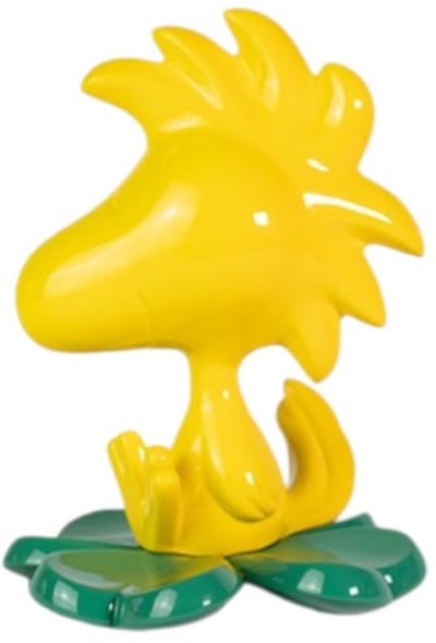 Woodstock Beeldje - op een Klavertje Vier – Snoopy – Peanuts – LEBLON DELIENNE – 11 cm