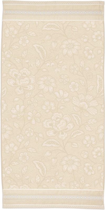 Pip Studio Jasmin Jacquard - Badlaken - 70x140 cm - Sand