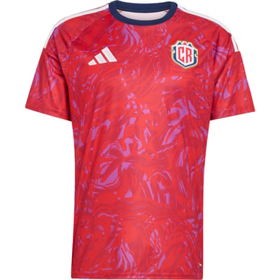 Adidas Costa Rica Truien/Replica's Heren - Rood - Maat S - Poly Mesh