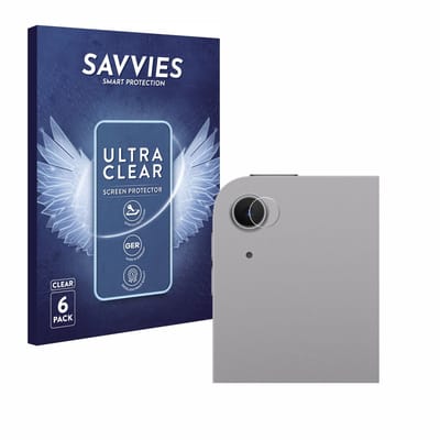 Savvies - Screenprotector voor Apple iPad Air 13" M2 2024 (ALLEEN Camera Lens) - Folie Beschermfolie transparant 6 Stuks