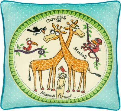 Jungle dieren kinder kussen sierkussen 40 x 40 cm - Tyrrell Katz
